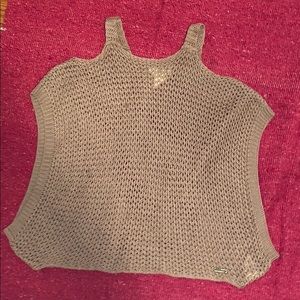 Billabong sleeveless cutout sweater
